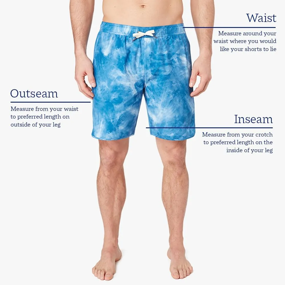 Fair Harbor The Anchor  Mens Swimsuits with BreezeKnit Liner, 8-inch Inseam  Anti- Chafe, Performance Swim Trunks