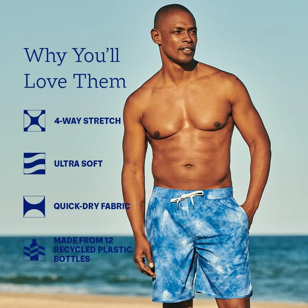 Fair Harbor The Anchor  Mens Swimsuits with BreezeKnit Liner, 8-inch Inseam  Anti- Chafe, Performance Swim Trunks