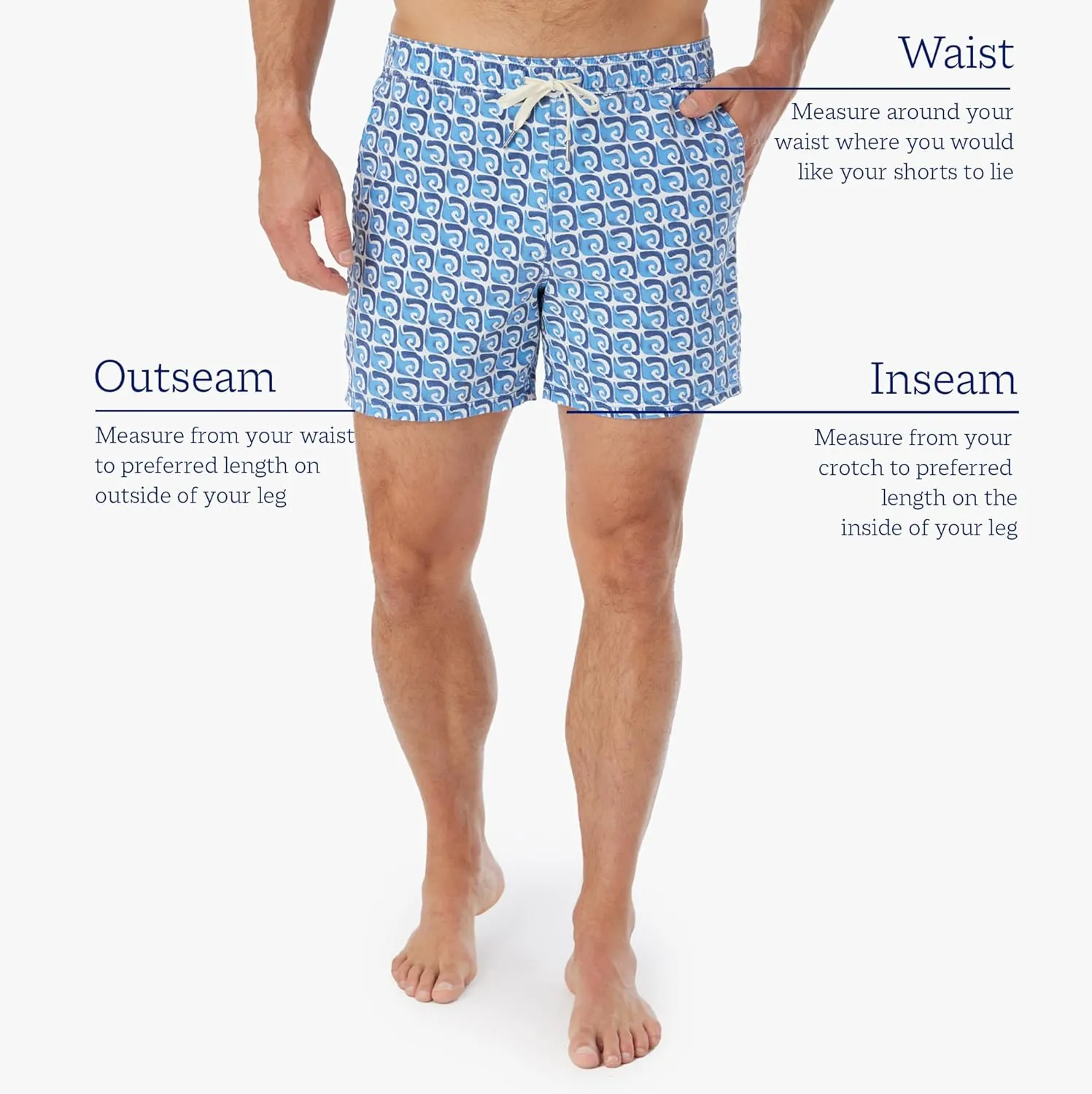 Fair Harbor The Bungalow Trunk  Men's Swim Suits with Liner, 5-inch Inseam  Anti-Chafe, Relaxed-fit Swim Trunks
