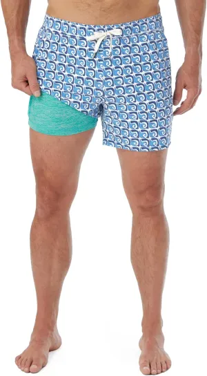 Fair Harbor The Bungalow Trunk  Men's Swim Suits with Liner, 5-inch Inseam  Anti-Chafe, Relaxed-fit Swim Trunks