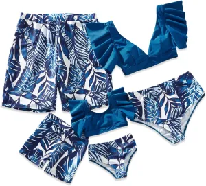Family Matching Swimsuit Sets Tummy Control Bathing Suit Swimwear
