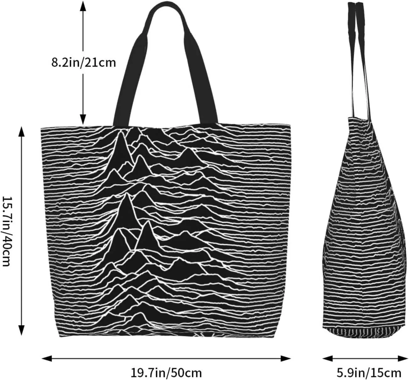 Fantasy Book Shelf Women's Tote Bag Large Capacity Single Shoulder Bags Handbag for Shopping Work