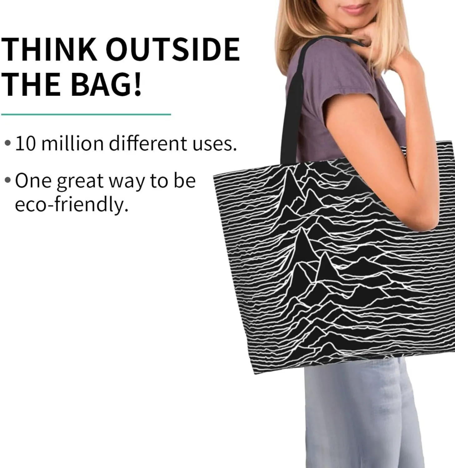 Fantasy Book Shelf Women's Tote Bag Large Capacity Single Shoulder Bags Handbag for Shopping Work