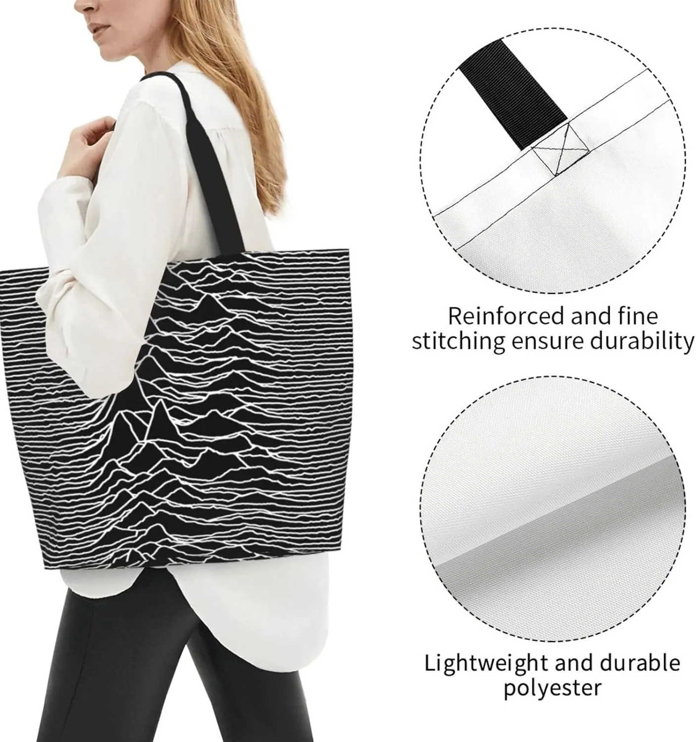 Fantasy Book Shelf Women's Tote Bag Large Capacity Single Shoulder Bags Handbag for Shopping Work
