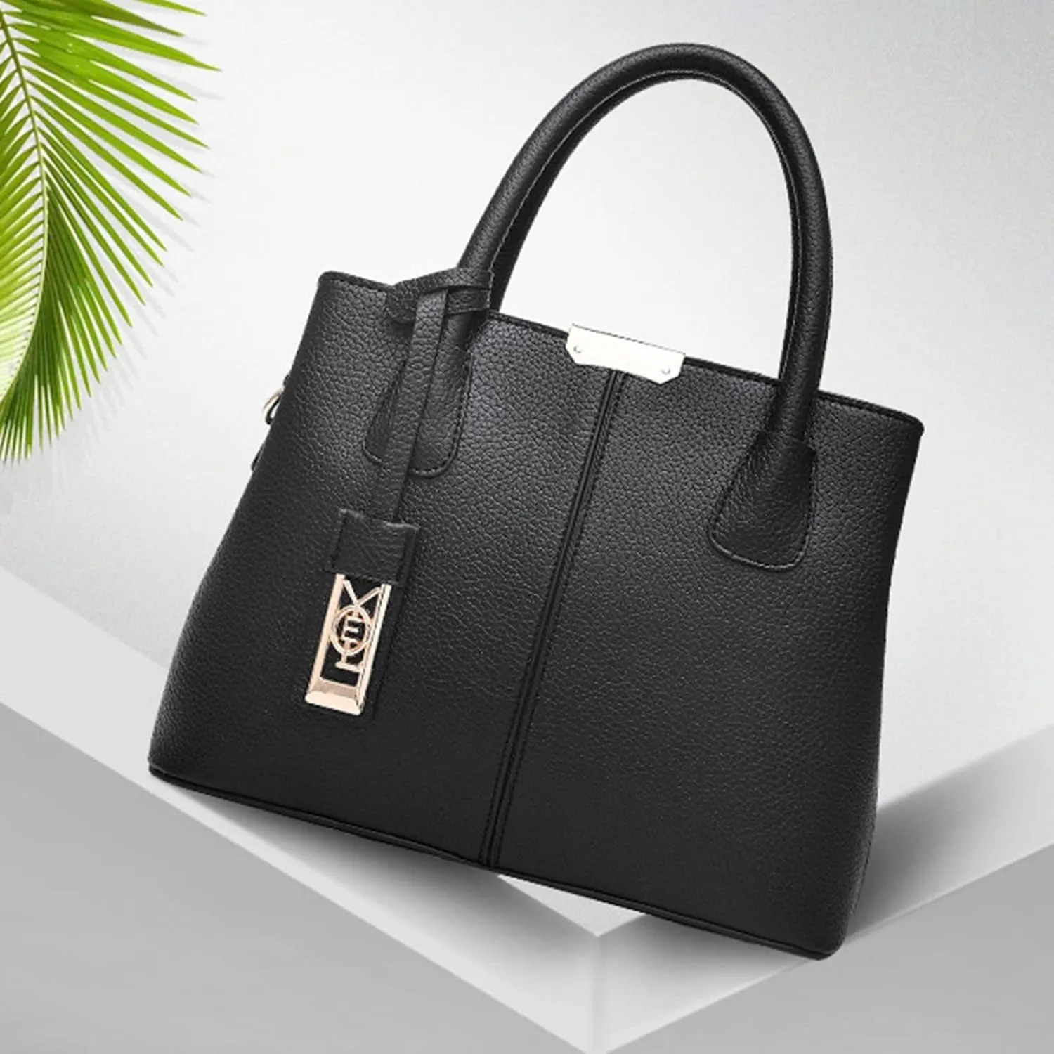 Fashion Handbag Simple Bag Large Capacity One Shoulder Women Bags Messenger Bags Canvas Vintage (Black, One Size)