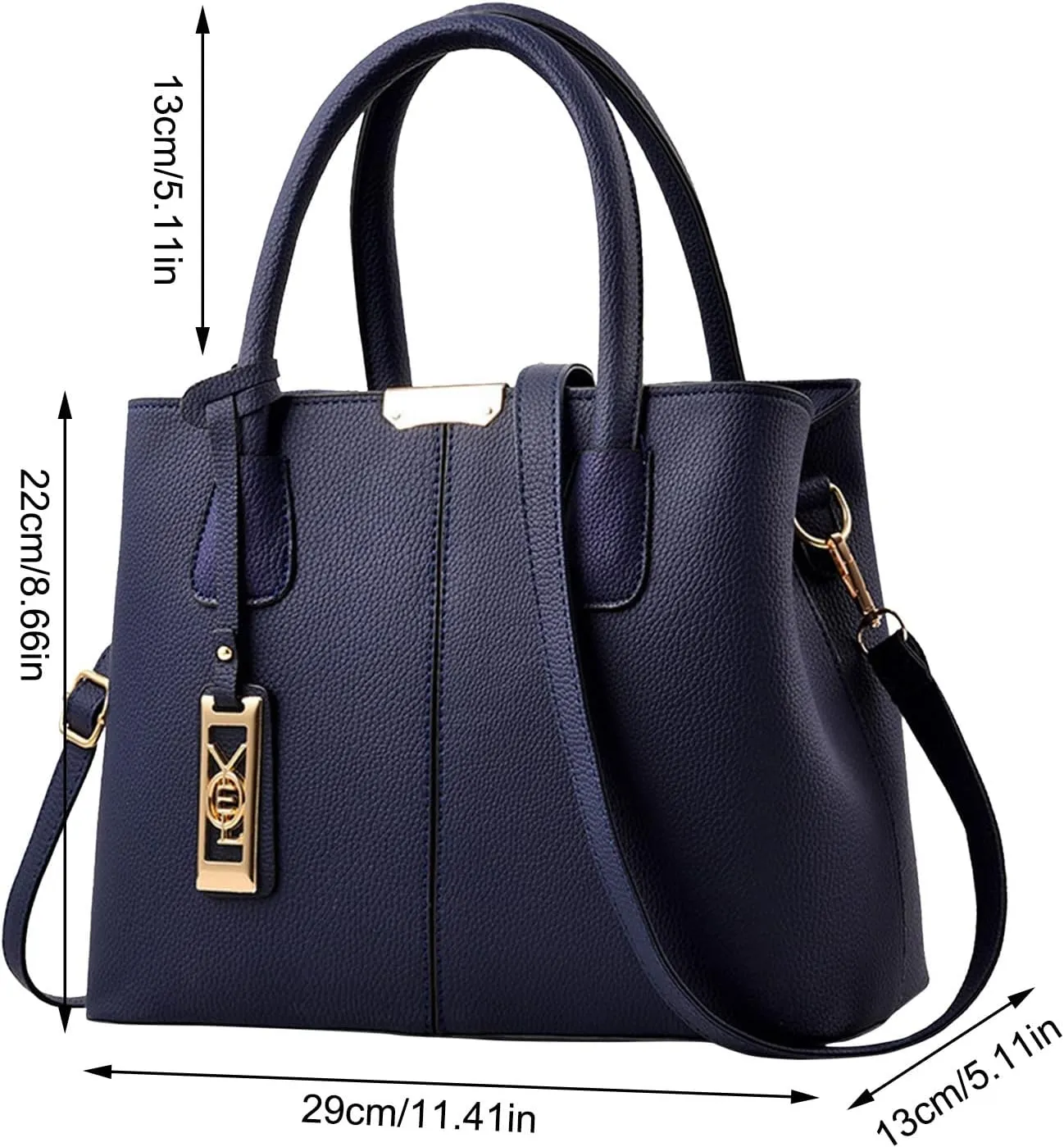 Fashion Handbag Simple Bag Large Capacity One Shoulder Women Bags Messenger Bags Canvas Vintage (Black, One Size)