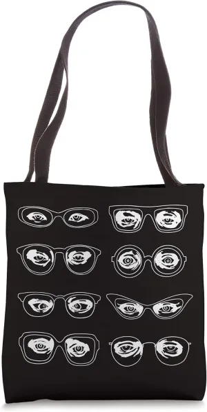 Funny Eyeballs & Glasses Optician Eye Doctor Optometrist Tote Bag