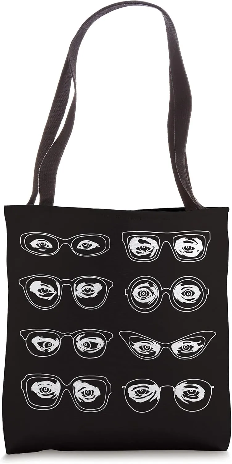 Funny Eyeballs & Glasses Optician Eye Doctor Optometrist Tote Bag