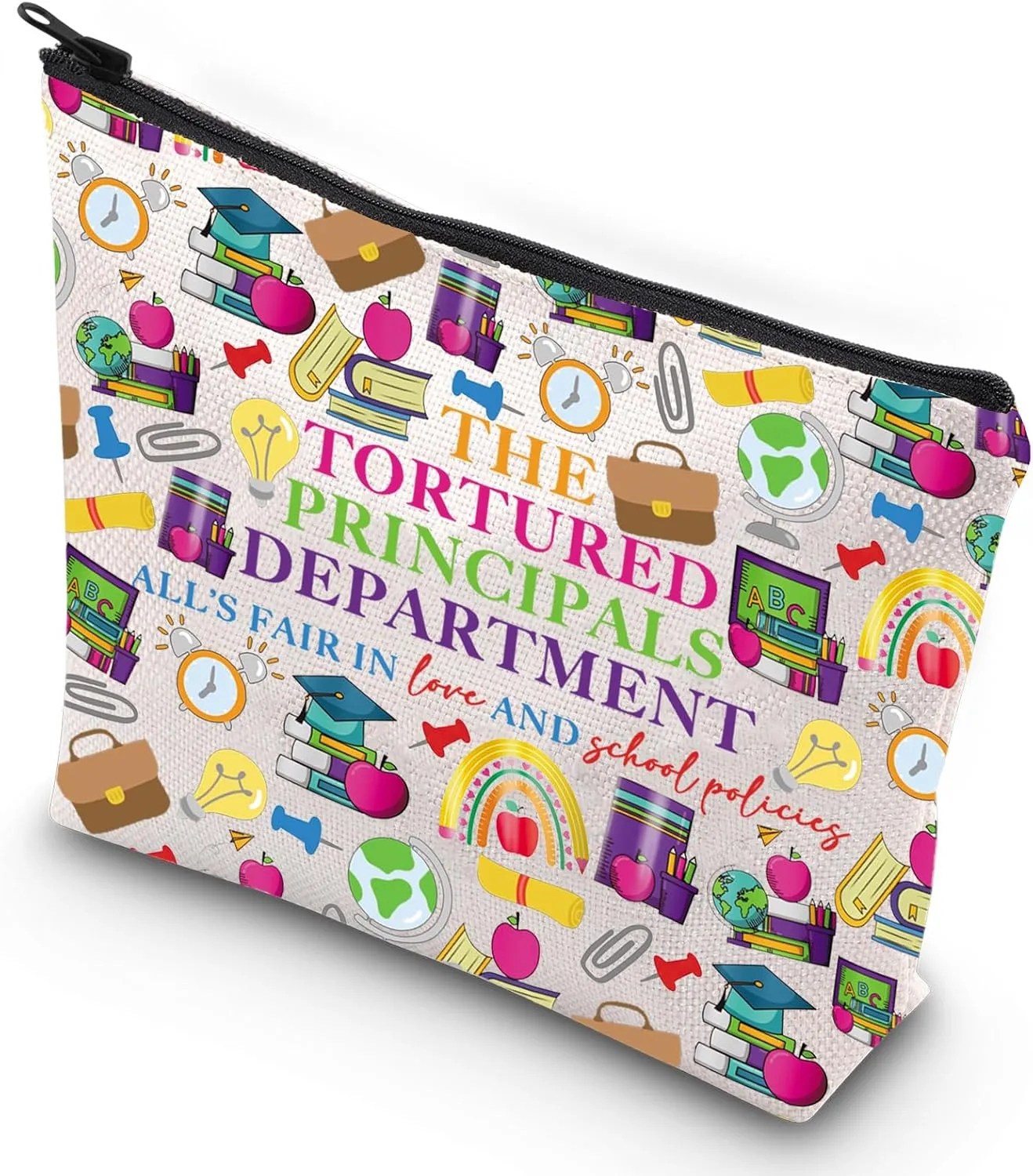 G2TUP Principal Cosmetic Makeup Bag Assistant Principal Thank You Gift Assistant Principal Survival Kit Principals Merchandise (Principal MG)