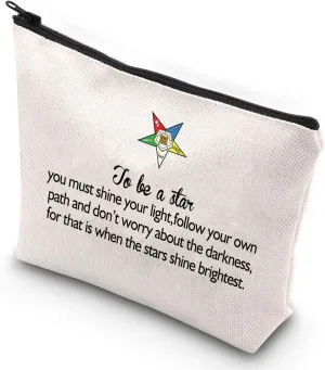 G2TUP Sisterhood Makeup Bag Sorority Sister Gift To Be A Star Sisterhood Cosmetic Bag Greek Sorority Merch (Be a Star)