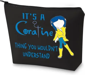 G2TUP Zombie Inspired Gifts Burton Fan Travel Cosmetic Bag Horror Movie Cartoon Cosplay Gift Other Mother Organizer (Burton Fan Black)