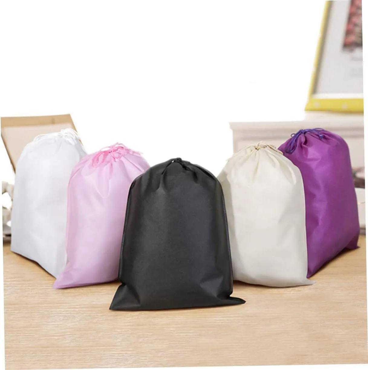 GALPADA 20pcs Sackpack Sack Backpack Dustproof Storage Bag Drawstring Bag