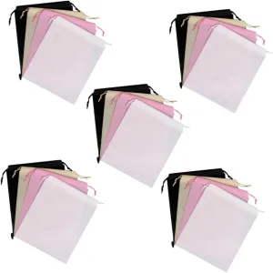 GALPADA 20pcs Sackpack Sack Backpack Dustproof Storage Bag Drawstring Bag