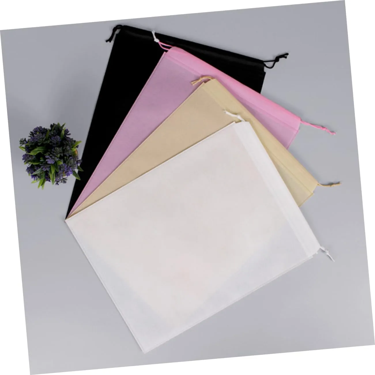 GALPADA 20pcs Sackpack Sack Backpack Dustproof Storage Bag Drawstring Bag