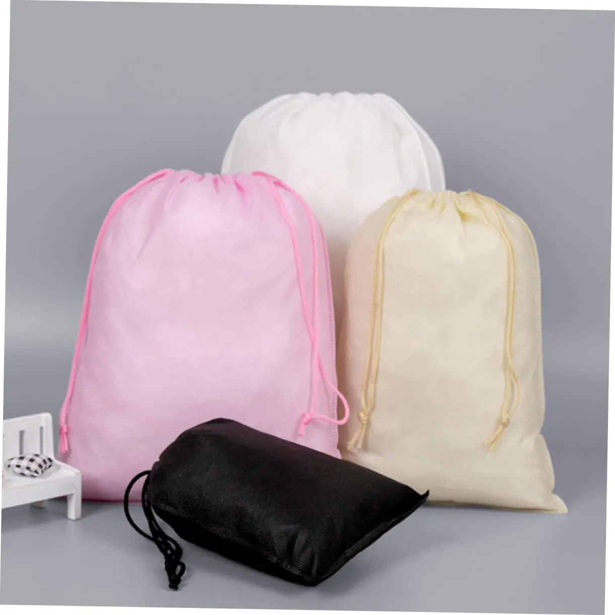 GALPADA 20pcs Sackpack Sack Backpack Dustproof Storage Bag Drawstring Bag