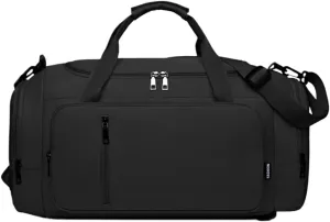 Habrur Duffel Bag 20in Oxford Cloth Travel Garment Bag,Carry On Garment Duffel Bag for Women Sports Bag Overnight Bag Travel (Color : Black, Size : 53 * 24 * 24 cm)