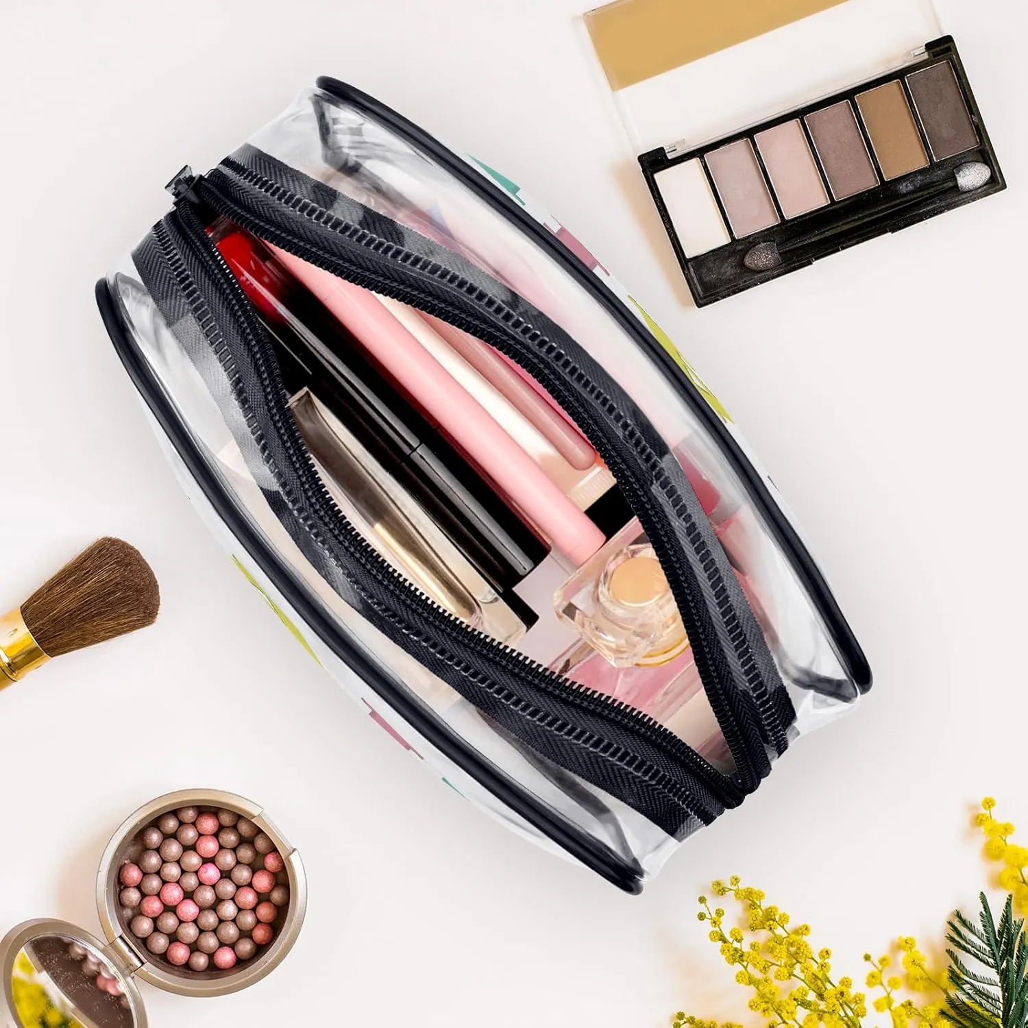 Hair Care Preppy Makeup Bag Hairdresser Gifts Hair Stylist Cosmetic Bag Funny Hair Dresser Gift Cosmetic Makeup Case Birthday Graduation Gift for Women Friends Sister Travel Zipper Toiletry Pouch