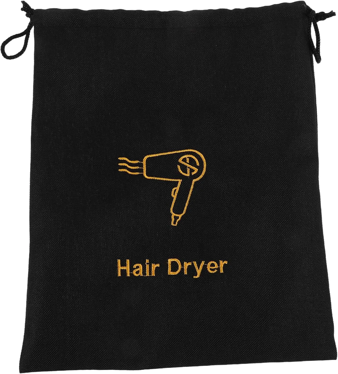 Hair Dryer Storage Bag Travel Toiletry Bag Travel Toiletry Pouch Hair Dryer for Hotel Suit Bags Blow Dryer Carry Pouch Portable Hair Dryer Carrying Bag Imitation Fabric Black