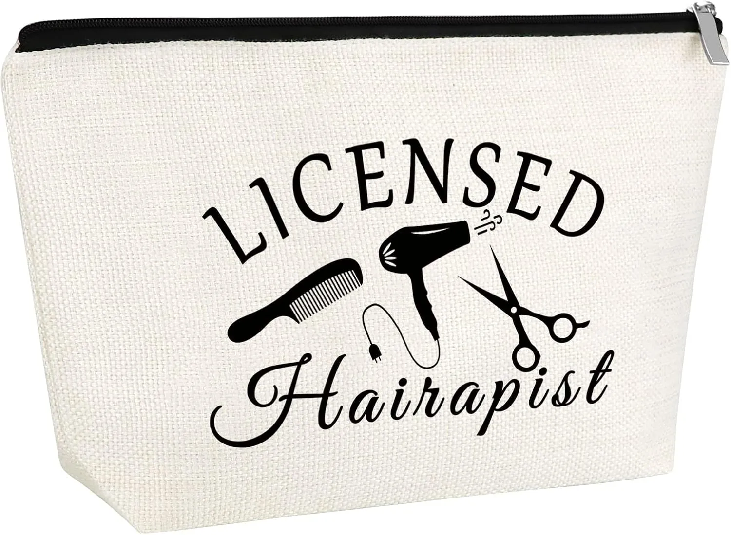 Hair Stylist Gifts Hair Dresser Gift for Women Makeup Bag Hairdresser Present Salon Owner Cosmetic Bag Inspirational Graduation Present for Hairdresser for Friends Cosmetology Travel Pouch