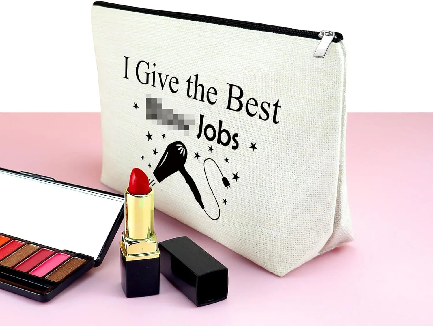 Hairdresser Gift Makeup Cosmetic Bag Hair Dresser Gift Cosmetology Graduation Gifts for Girl Hair Stylist Salon Stylist Gifts Appreciation Birthday Inspirational Present for Hairdresser Travel Pouch
