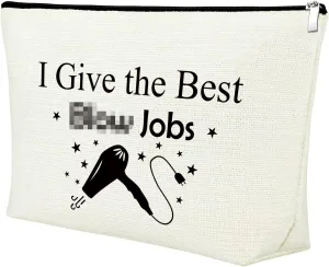 Hairdresser Gift Makeup Cosmetic Bag Hair Dresser Gift Cosmetology Graduation Gifts for Girl Hair Stylist Salon Stylist Gifts Appreciation Birthday Inspirational Present for Hairdresser Travel Pouch