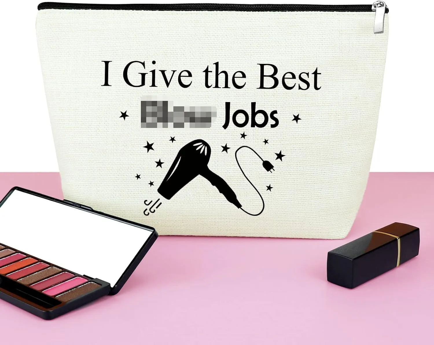 Hairdresser Gift Makeup Cosmetic Bag Hair Dresser Gift Cosmetology Graduation Gifts for Girl Hair Stylist Salon Stylist Gifts Appreciation Birthday Inspirational Present for Hairdresser Travel Pouch