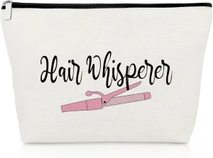 Hairdresser Gifts Hair Stylist Makeup Bag Thank You Appreciation Gifts for Hairstylist Hairdresser Cosmetic Bag Birthday Retirement Present Cosmetology Graduation Present for Cutter Travel Pouch