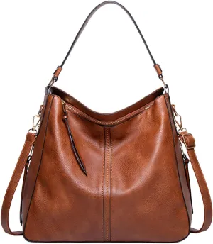 Handbags For Women Hobo Handbags Large Designer Ladies Bag Bucket Purse Faux Leather For Shopping Travel