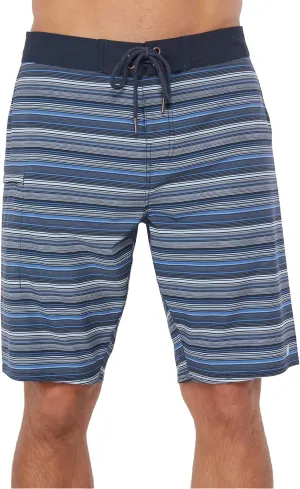 Hang Ten Mens 20 Inch Boardshorts - Men's Swim Trunks with Quick Dry Stretch Fabric and Pockets