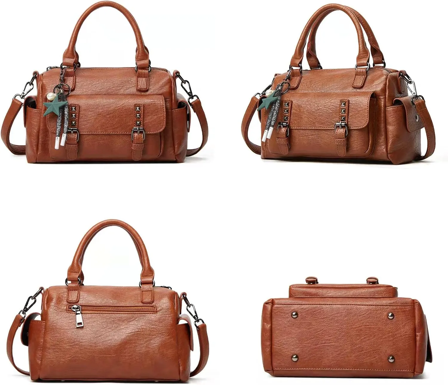 Hobo Bags for Women PU Leather Purses and Handbags Shoulder Bags Ladies Crossbody Bags Top Handle Tote Bag