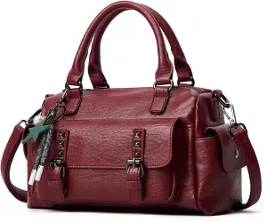 Hobo Bags for Women PU Leather Purses and Handbags Shoulder Bags Ladies Crossbody Bags Top Handle Tote Bag