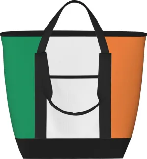 Irish flag Women's tote bags and reusable women's beach bags are suitable for travel insulation and cooling bags.