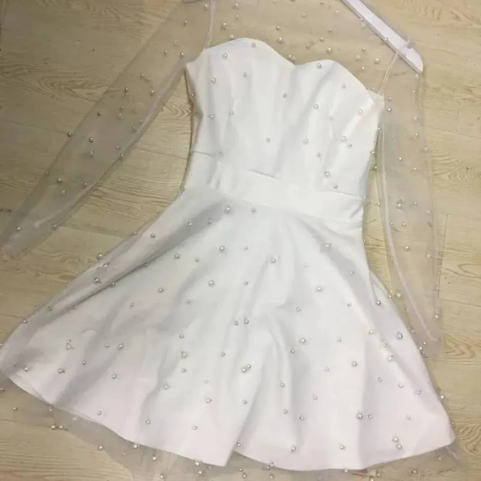 Jacqueline Beaded Mini Dress
