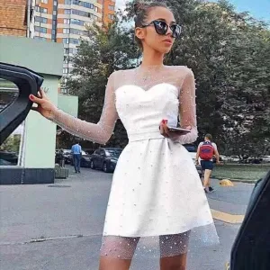 Jacqueline Beaded Mini Dress