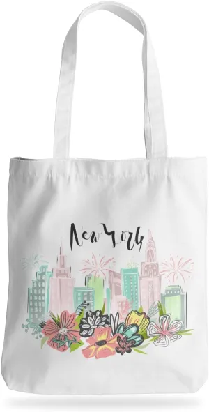 Jeilink New York Souvenirs and Gifts Beach Weekender Tote Travel Reusable Grocery Bags Girls Trip