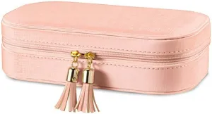 Jewelry Box Portable Storage Box Travel Fashion Tassel Clutch Bag Jewelry Storage Box Girlfriends Valentine's Day to Send Girlfriend Wedding Anniversary