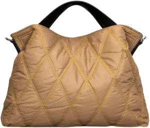 JHTPSLR Large Puffer Tote Bag for Women Quilted Puffer Handbags Puffy Tote Bags Shoulder Bags Trendy Bags 2025