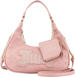 Juicy Couture String of Pearls Hobo Crossbody