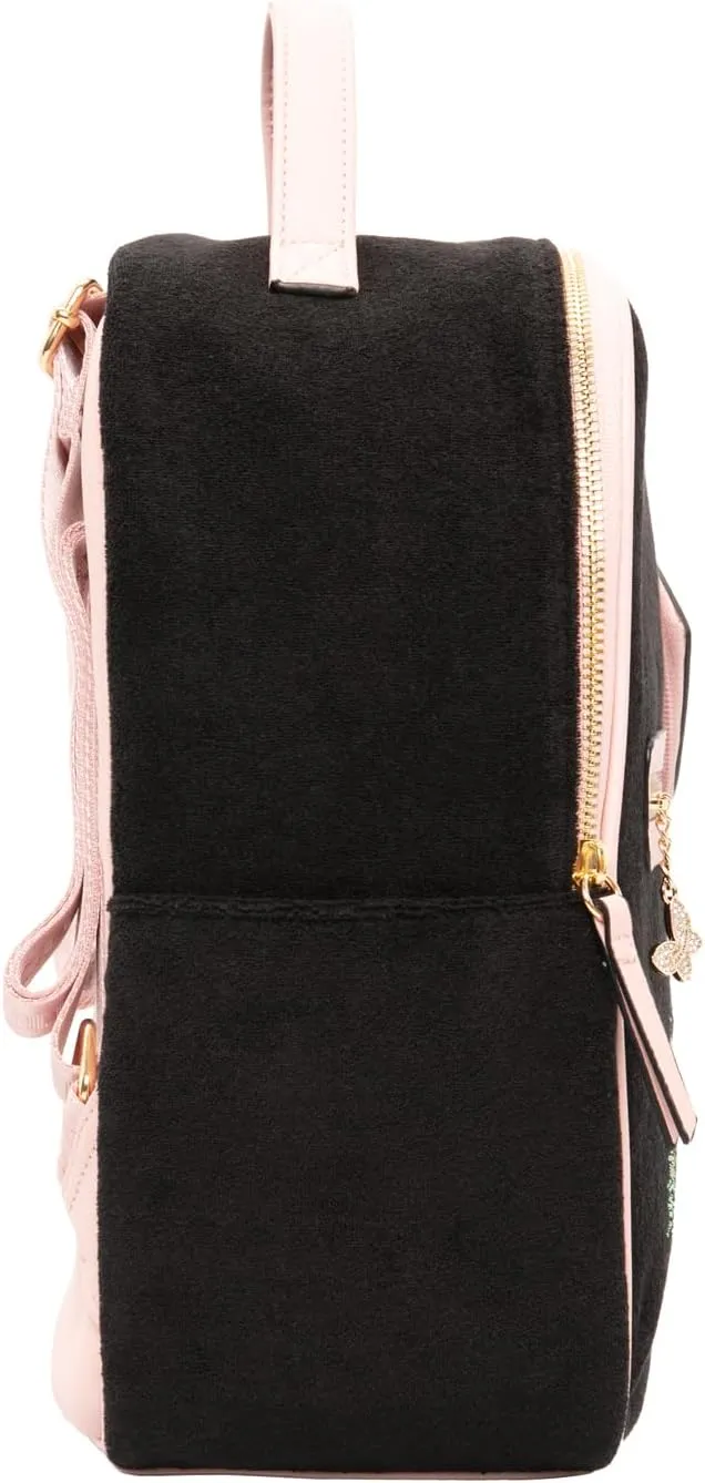 Juicy Couture Women's WINGIN IT Backpack, LIQUORICE/Pink Dia, One Size