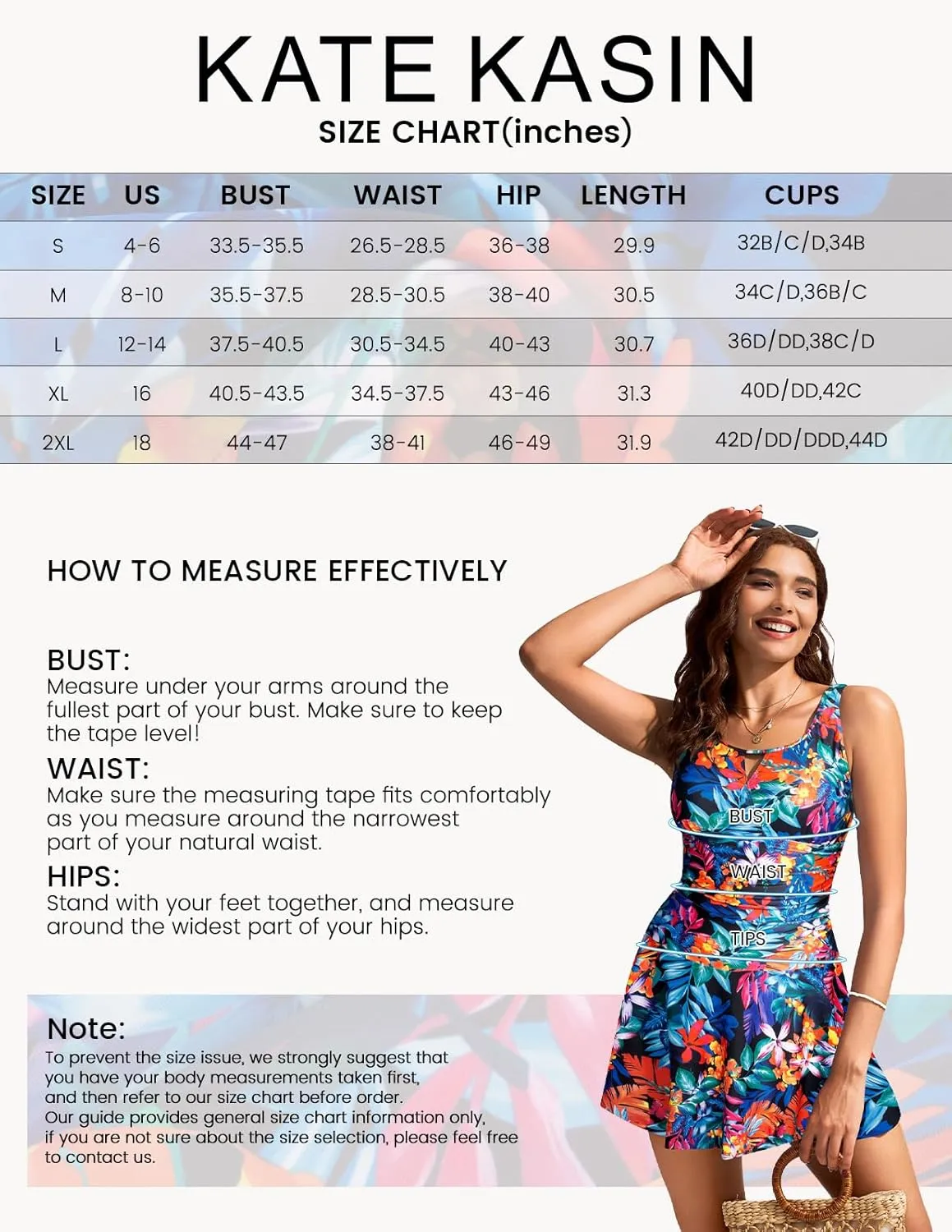 Kate Kasin 2 Piece Tankini Swimsuits for Women Tummy Control Swimdress Skirt Bathing Suit with Briefs Modest Ruched Swimwear