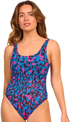 Kiniki Women's Tan Through Scoop Neck Swimsuit (5th Generation)