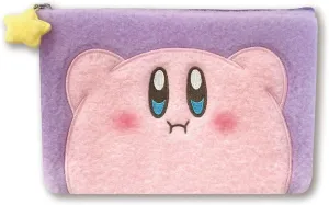 Kirby Fluffy Pouch (Hover)  8.7 Inch Plush Cosmetic Bag, Jewelry Organizer, Travel Storage Case