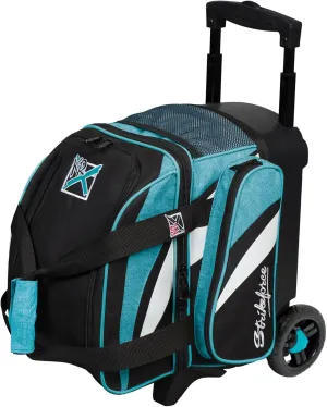 KR Strikeforce Cruiser Single Roller Bowling Bag with Shoe Compartment and Side Accessory Compartment