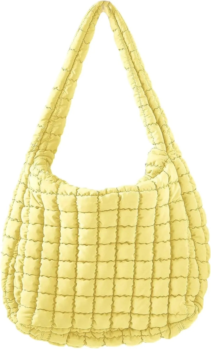 Leather Shoulder Handbag Tote Purses Bag Tote Bag Quilted Puffy Crossbody Quilted Crossbody Bags