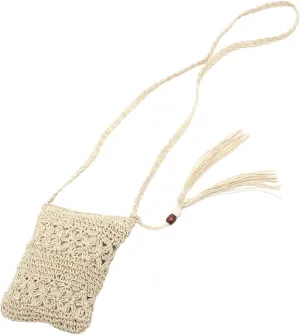 LIFKOME Chic Woven Beach Bag for Women Fashionable Straw Tote Shoulder Bag Retro Style with Pockets for Vacation and Summer Outings