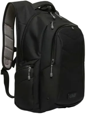 Lole Expandable Backpack with Padded Laptop Sleeve, Bottle Pocket & Emergency Whistle  Made in Vietnam - Black, Black, Regular