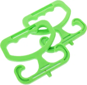 MAGICLULU Set of 2 Grocery Bag Holders Reusable Tote Bag Carriers Handles for Plastic Bags for Shopping Camping