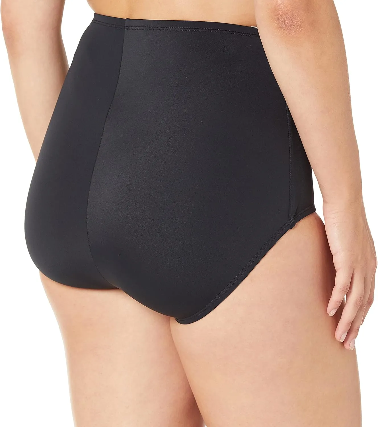Maxine of Hollywood Women's High Waist Hipster Bikini Swimsuit Bottom