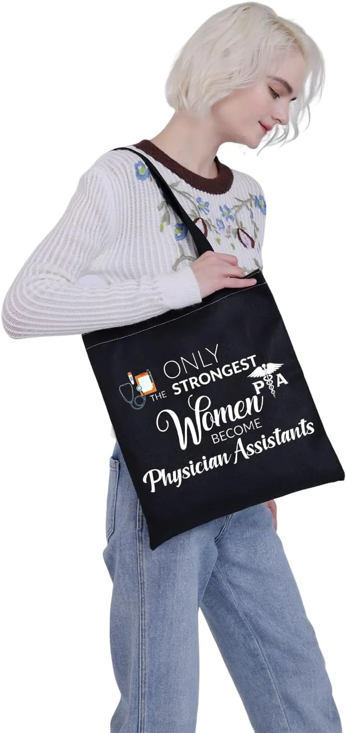 MBMSO Physician Assistant Tote Bag PA Medical Gifts PA Graduation Gifts Only the Strongest Women Become Physician Assistants