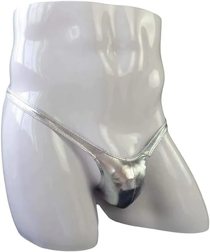 Men G-String T-Back Thongs Underwear Sexy Briefs Leather Men's Men's Underwear Underwear Pouch Panties